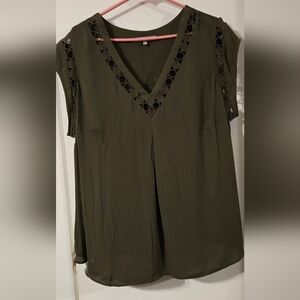 Daniel Rain Green Blouse